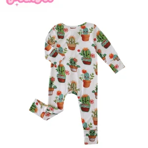 Baby Bamboo Fabric Long Sleeve Romper