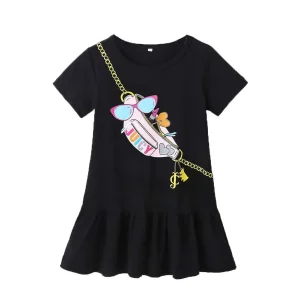 Baby Girl Casual Dress Short Sleeves