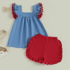 Toddlers School Outfits Apple Pencil Applique