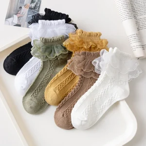 3 Pairs Girls Socks  1-10Years