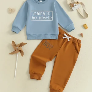 Kids Printed Sweatshirt and Pants