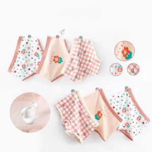 3Pcs KidsCotton Panties